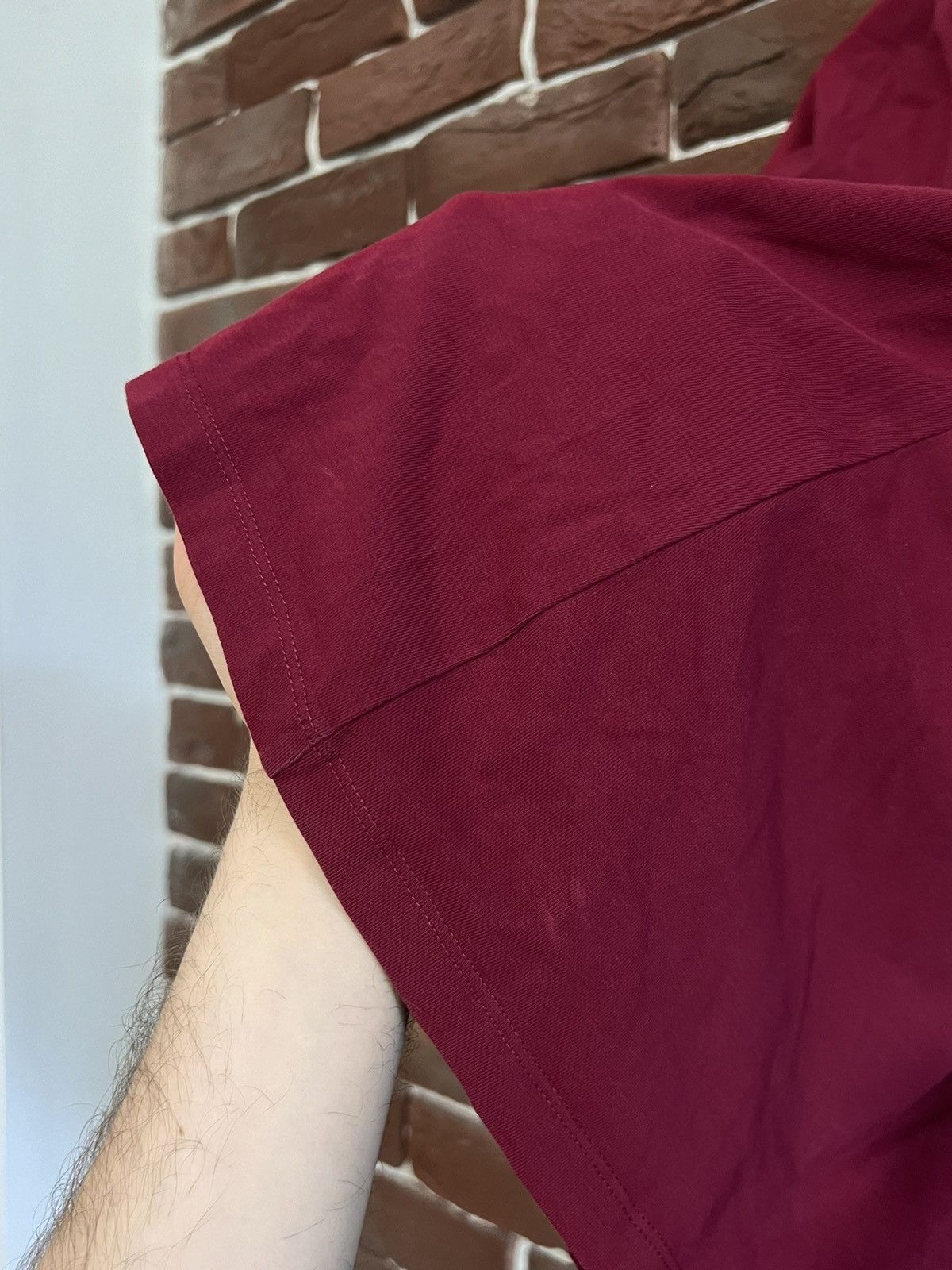 Burberry Vintage Y2K Burberry Luxury T-shirt Burgundy Small Size S / US 4 / IT 40 - 8 Thumbnail
