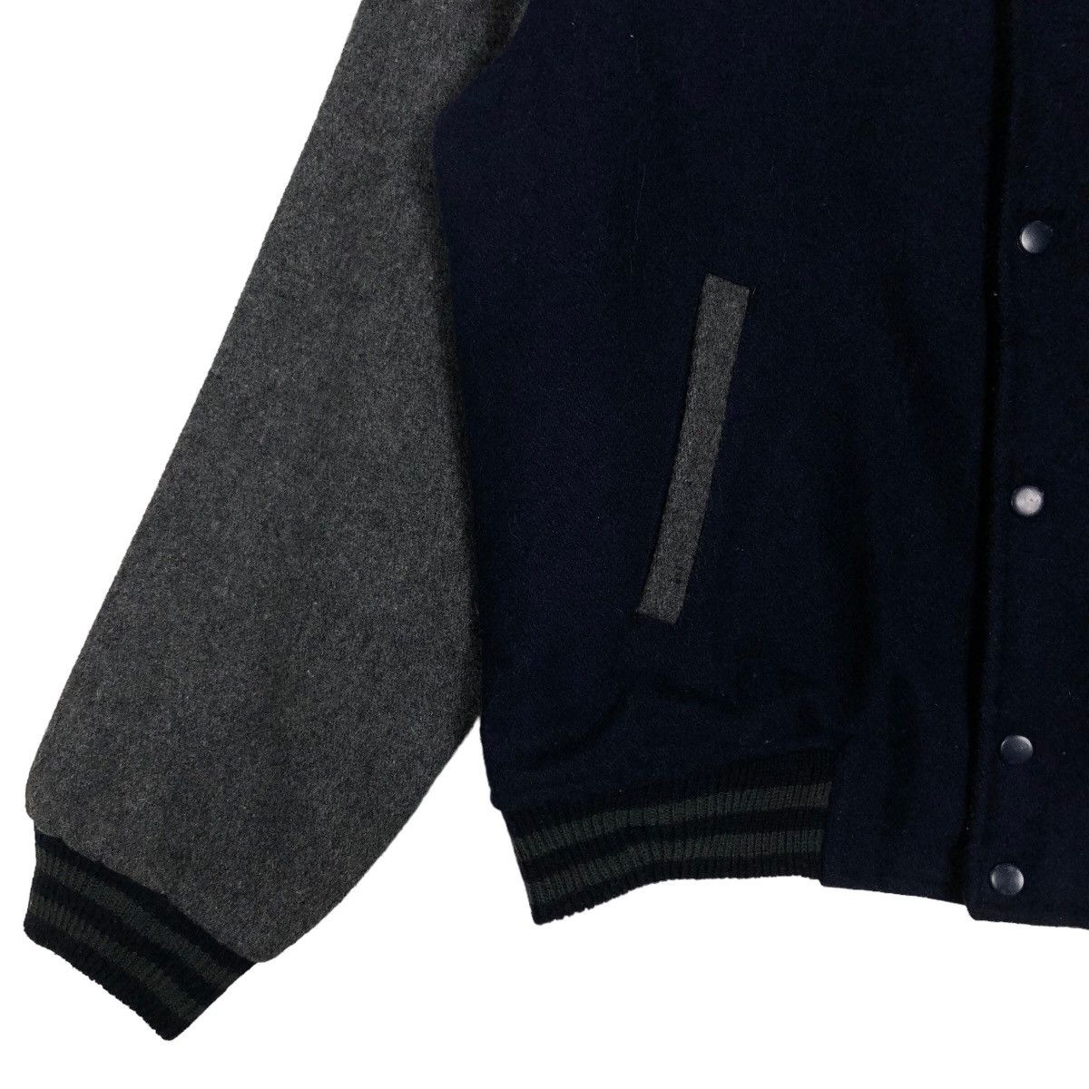 Japanese Brand 🔥90’s Vintage Varsity Bomber Jacket Wool Japan Made Size US L / EU 52-54 / 3 - 4 Thumbnail