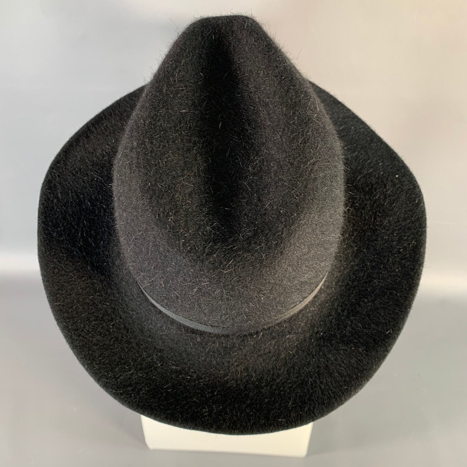 Vintage VINTAGE Size One Size Black Felt wool Hats Size ONE SIZE - 5 Thumbnail