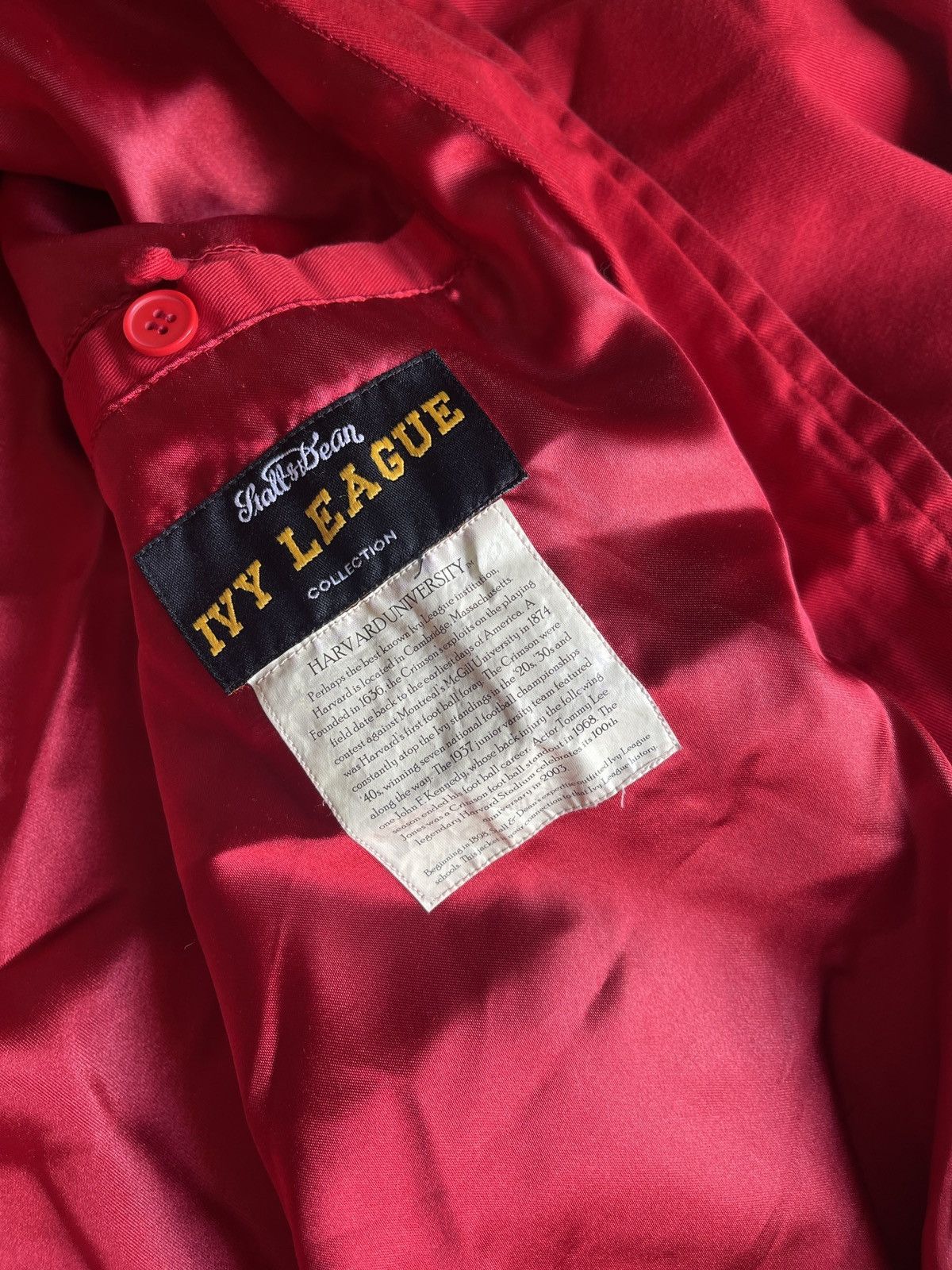 Stall and Dean Vintage Stall & Dean Men’s 2XL Varsity Red Jacket Harvard Size US XXL / EU 58 / 5 - 6 Thumbnail