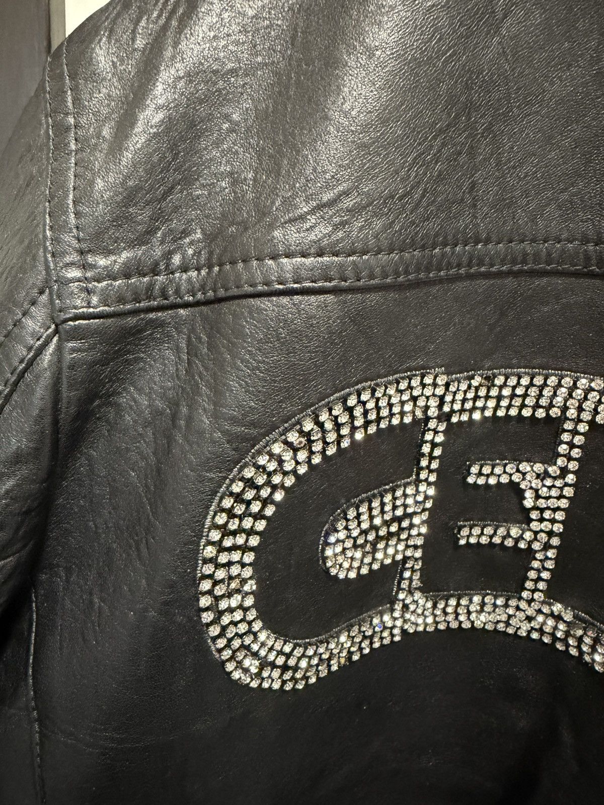 Celine UNRELEASED - SS24 Crystal Logo Lamb Blouson Size US S / EU 44-46 / 1 - 4 Thumbnail