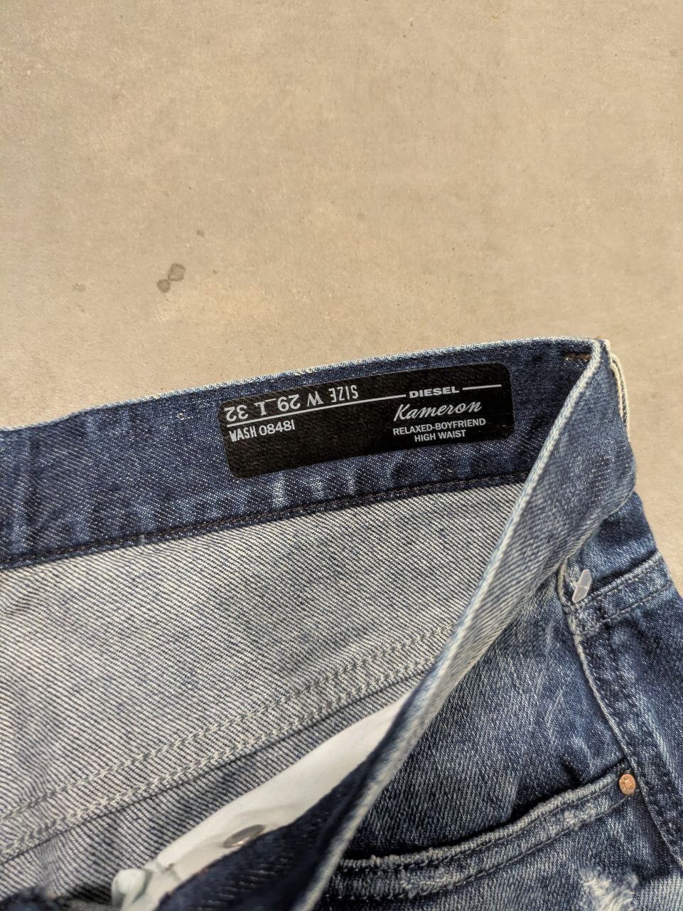 Diesel Diesel wide distressed denim pants Size US 29 - 6 Thumbnail