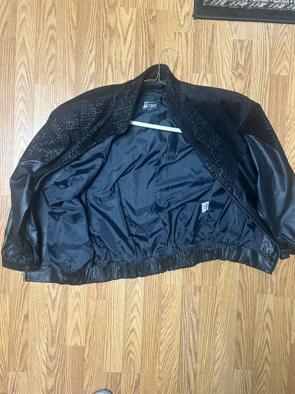 Other J. Comini Vintage Leather Jacket Size S / US 4 / IT 40 - 1 Thumbnail