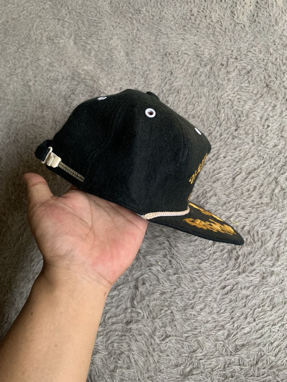 Vintage Vintage 70s Uss Hornet Cvs 17 Apollo-17 Rope Hat Military Size ONE SIZE - 2 Thumbnail