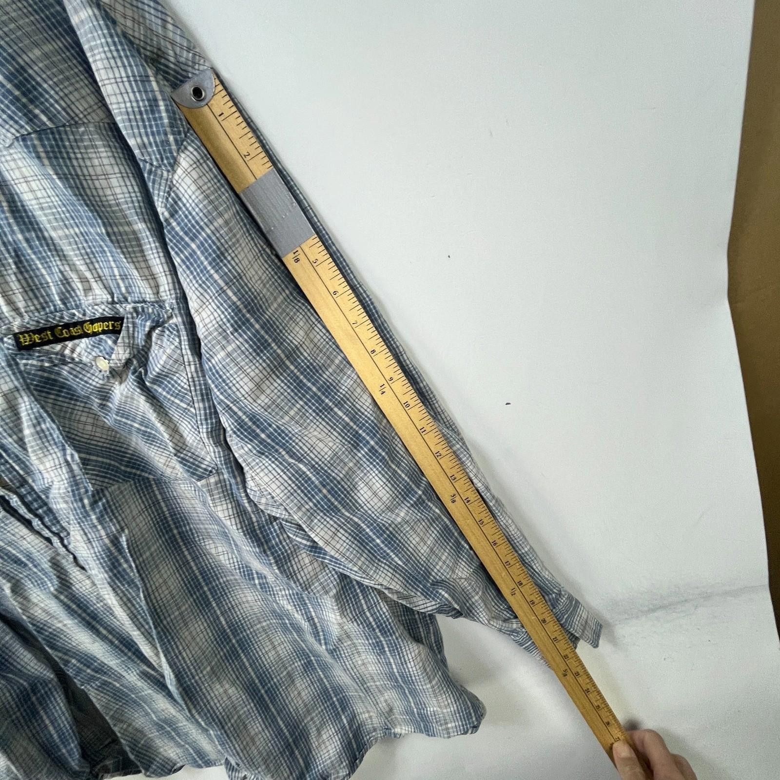 West Coast Choppers Vintage Jesse James West Coast Choppers Pearl Snap Shirt 2XL Size US XXL / EU 58 / 5 - 10 Thumbnail