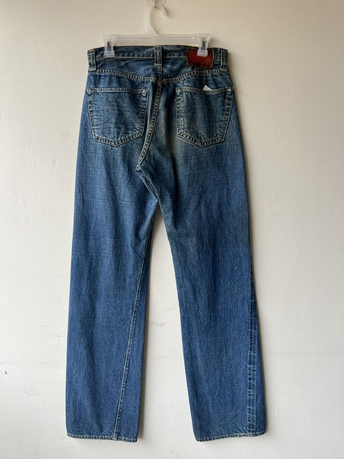 Denime RARE! Vintage DENIME ORIZZONTI Aging Denim Selvedge Jeans Size US 31 - 3 Thumbnail