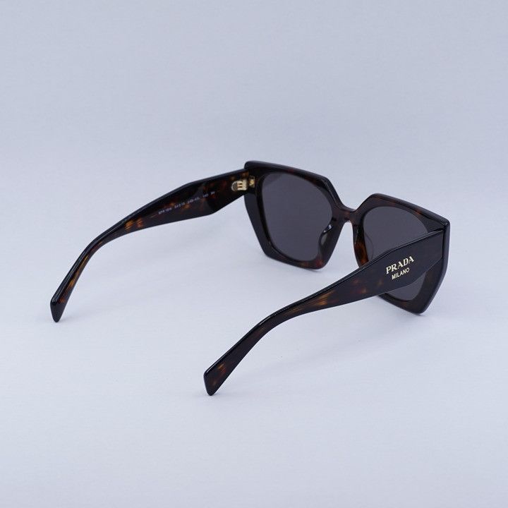 Prada Prada PR15WS 24B40L Sunglasses Dark Havana/Black Square Size ONE SIZE - 10 Thumbnail