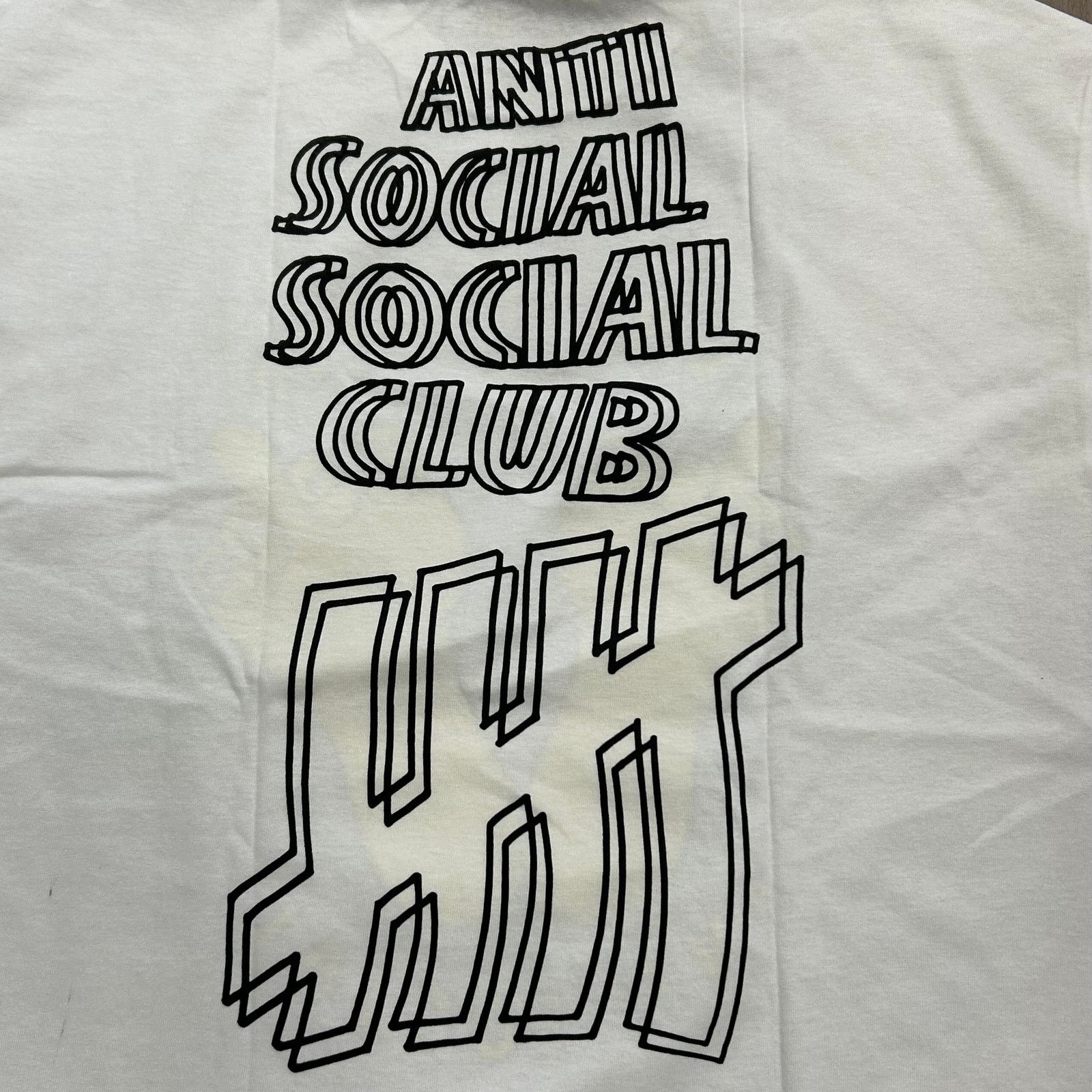 Anti Social Social Club Anti Social Social Club x Undefeated Middle Finger Tee Shirt Size US XL / EU 56 / 4 - 5 Thumbnail