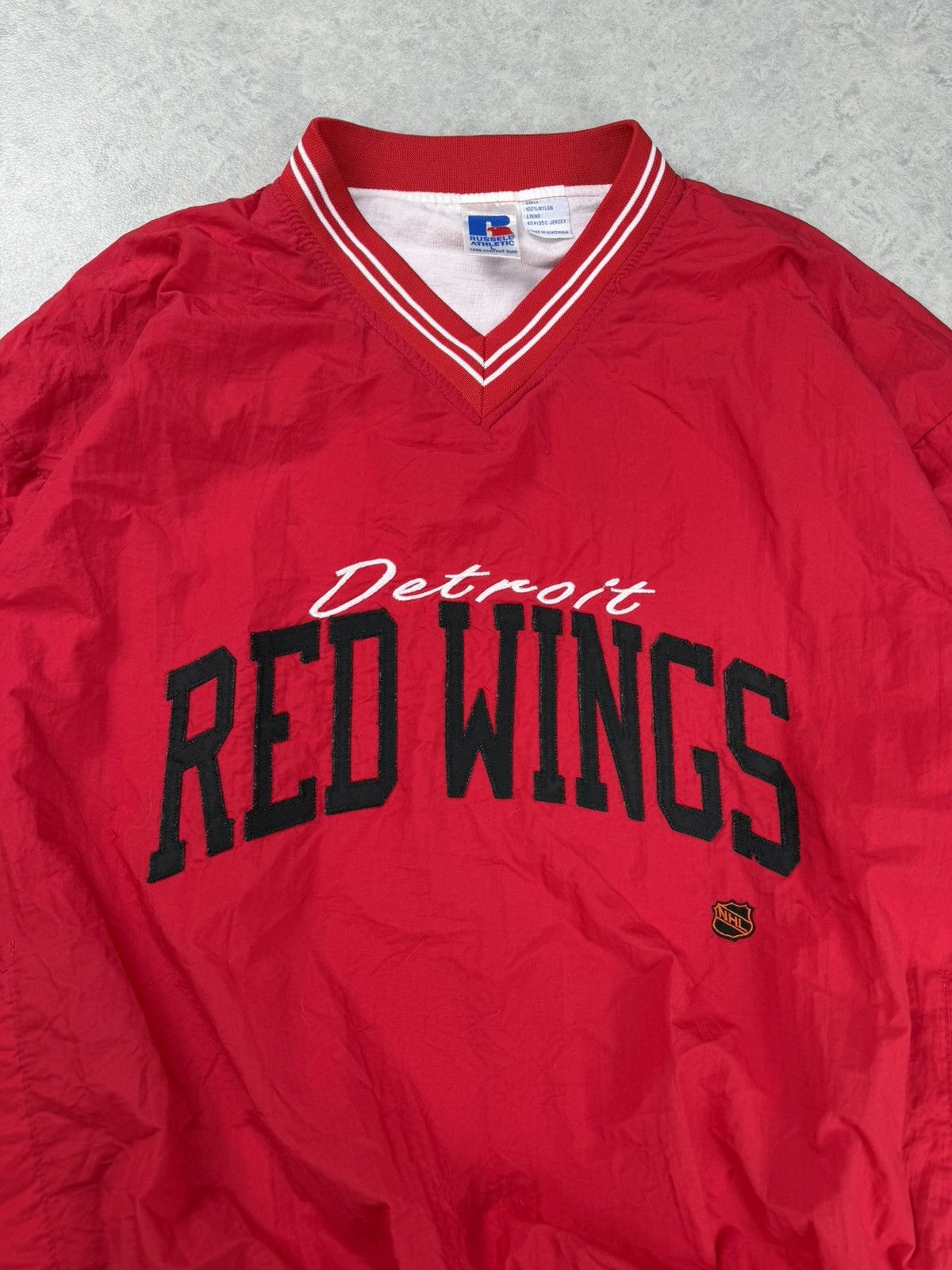 Russell Athletic Vintage Detroit Red Wings NHL Pullover Windbreaker Size US L / EU 52-54 / 3 - 5 Thumbnail