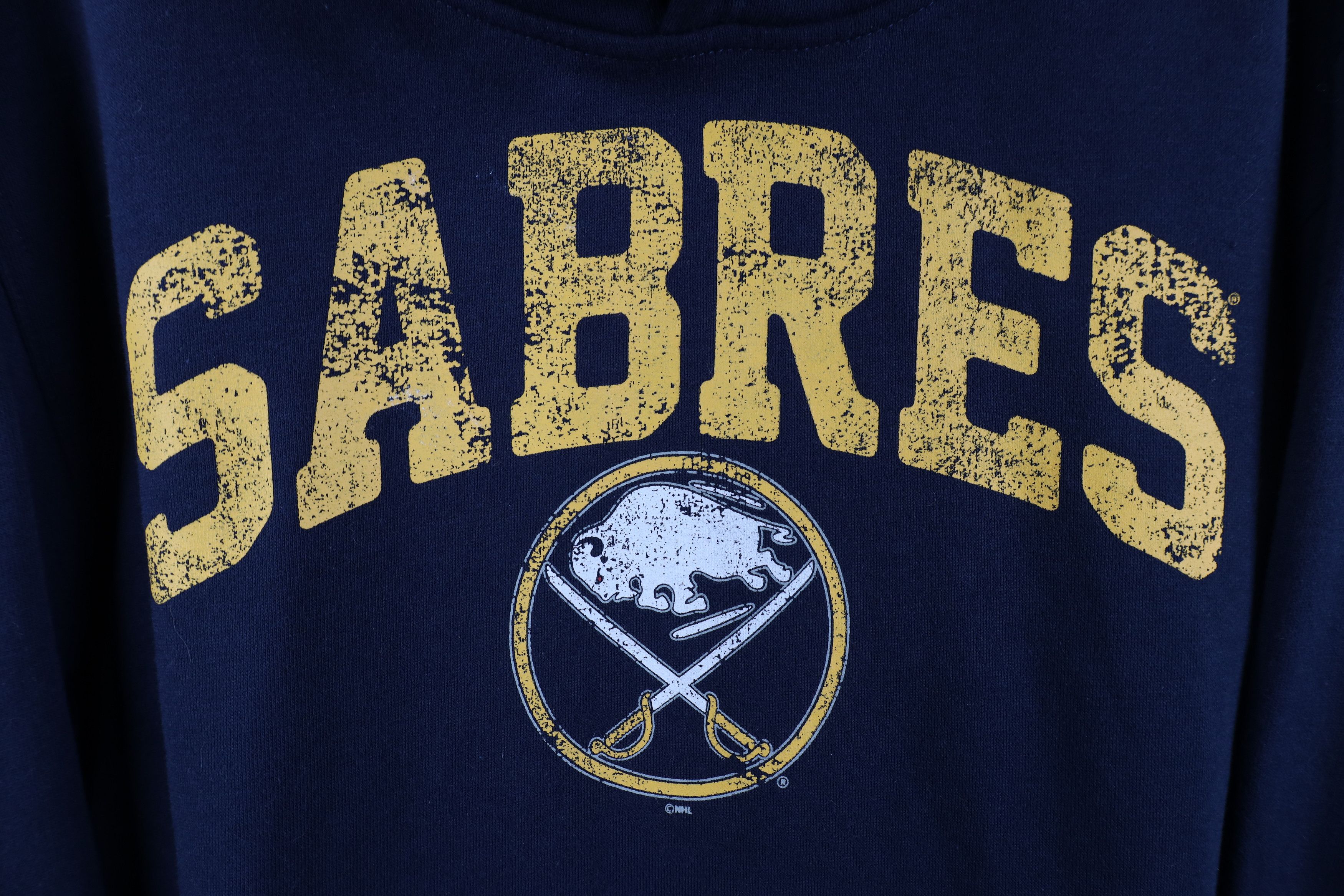 Vintage Vintage Y2K NHL Buffalo Sabres Hockey Hoodie Sweatshirt Blue Size US L / EU 52-54 / 3 - 4 Thumbnail