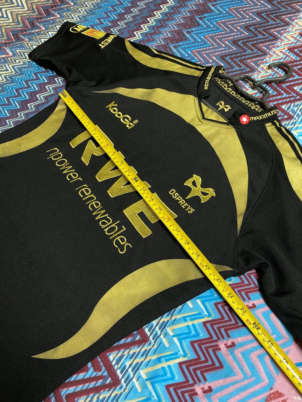 Osprey Kooga Ospreys Rugby Jersey Y2K Size US L / EU 52-54 / 3 - 8 Thumbnail