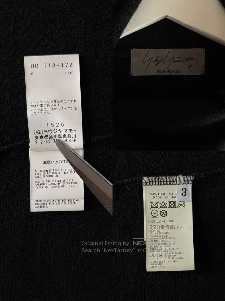 Yohji Yamamoto Yohji Yamamoto 24 AW Dirty Braid Collar long sleeves Size US L / EU 52-54 / 3 - 6 Thumbnail