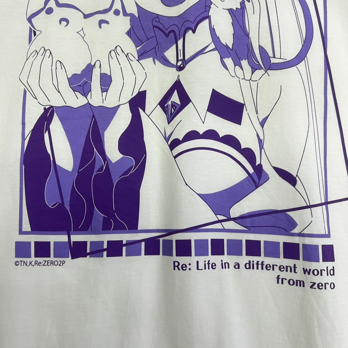 Anime Re: Zero Anime X LIFEMAX Emilia Character Tshirt Size US L / EU 52-54 / 3 - 4 Thumbnail