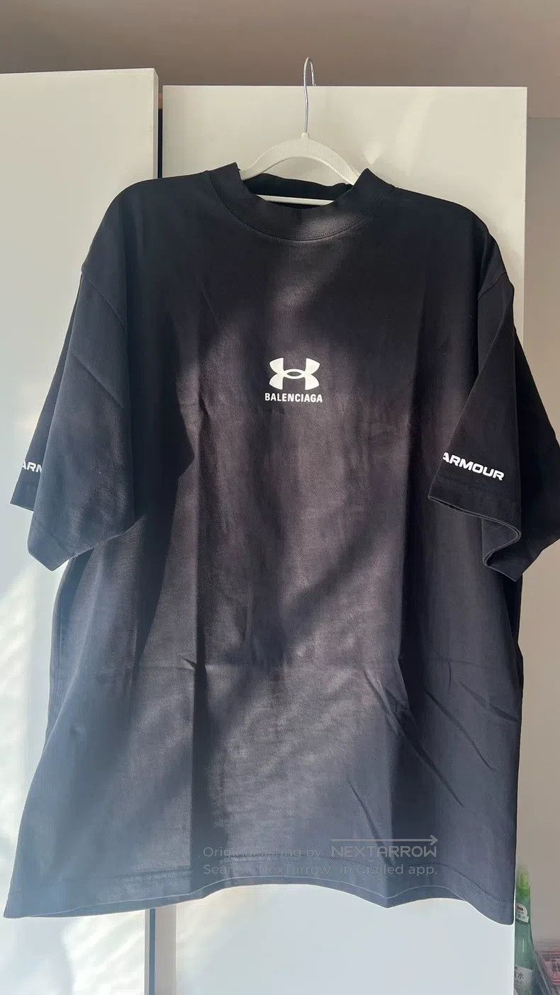 Balenciaga Balenciaga Printed Short Sleeve Size US S / EU 44-46 / 1 - 1 Thumbnail