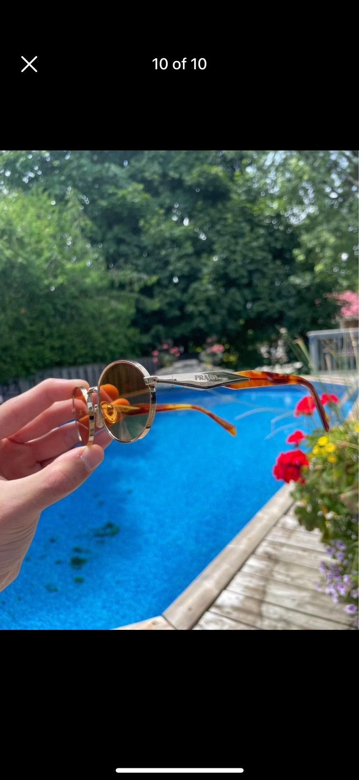 Prada PRADA SUNGLASSES - SPR 65Z Size ONE SIZE - 9 Thumbnail