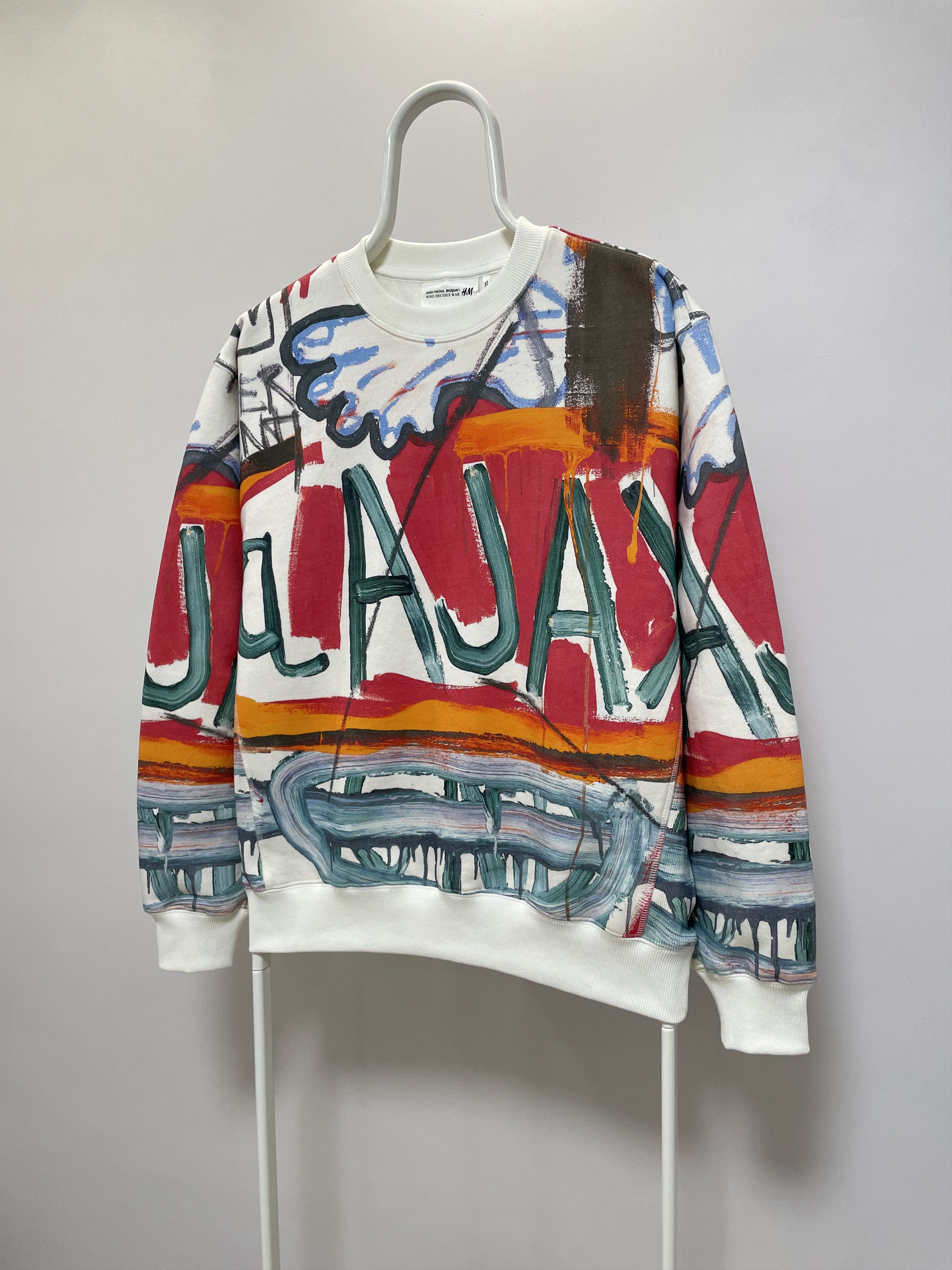 H&M × Jean-Michel Basquiat × Who Decides War Jean-Michel Basquiat Who Decides War H&M Sweatshirt Oversize Size US XL / EU 56 / 4 - 5 Thumbnail