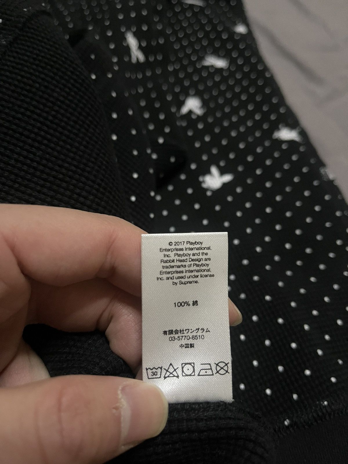 Playboy × Supreme Supreme playboy waffle thermal crewneck crew Size US L / EU 52-54 / 3 - 4 Thumbnail