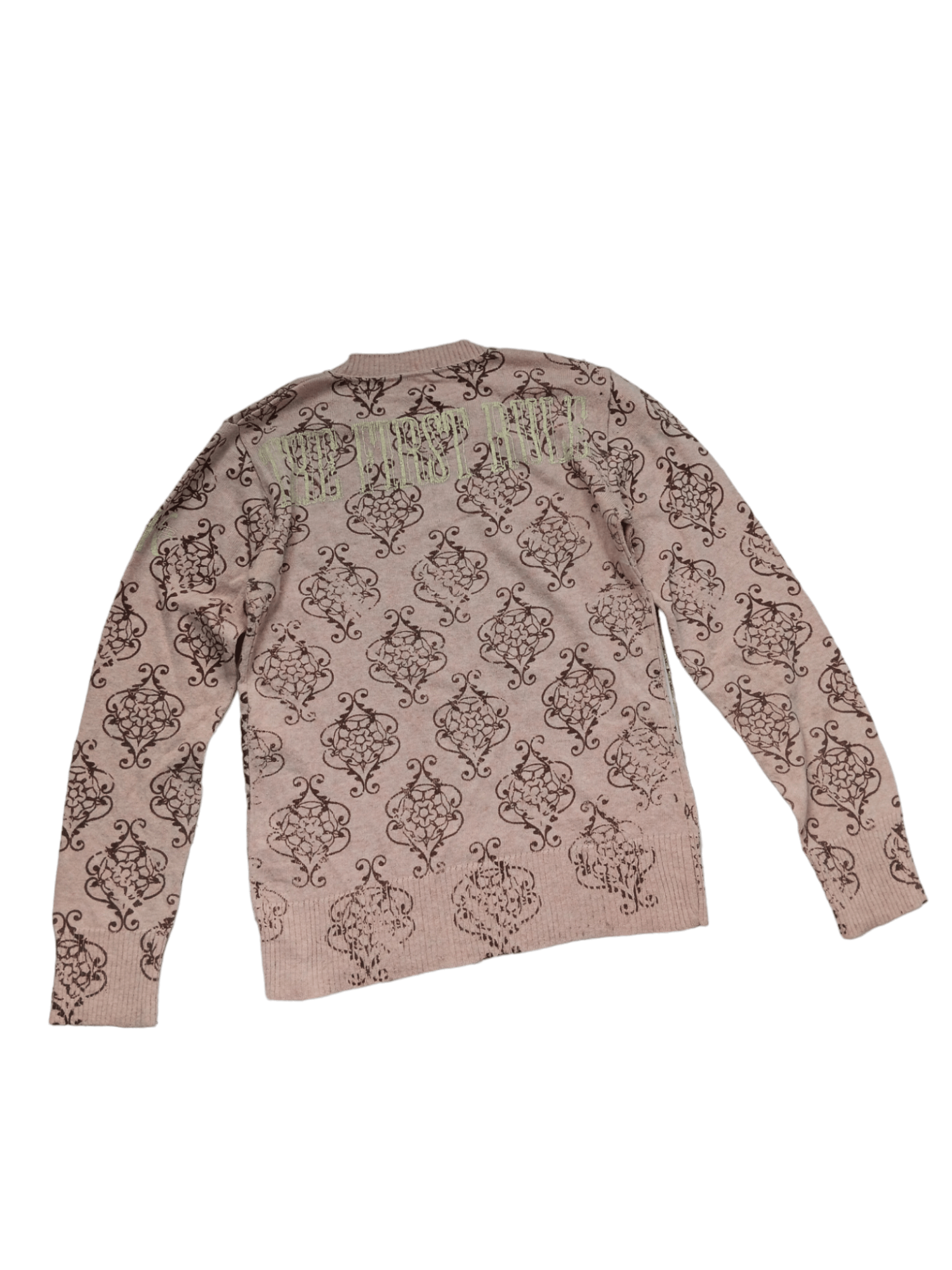 image of Japanese Art By Ddp Knit Wool Jumper in Light Pill Rose, Men's (Size Small)