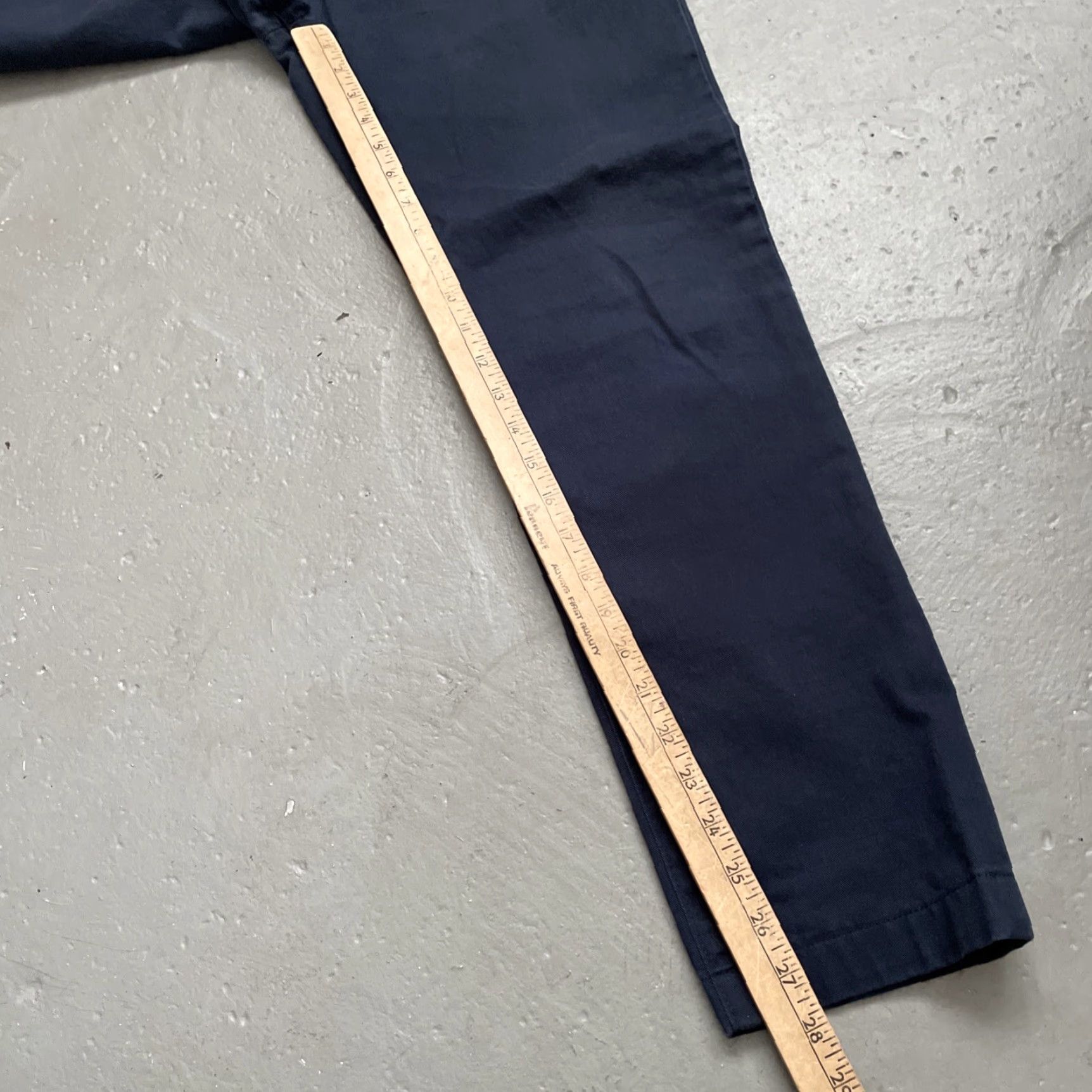 Vintage BALDWIN Kansas City Cotton Chino Work Pants Made In USA 30 Blue Mens Pants Casual Heritage 30 Size US 30 / EU 46 - 3 Thumbnail