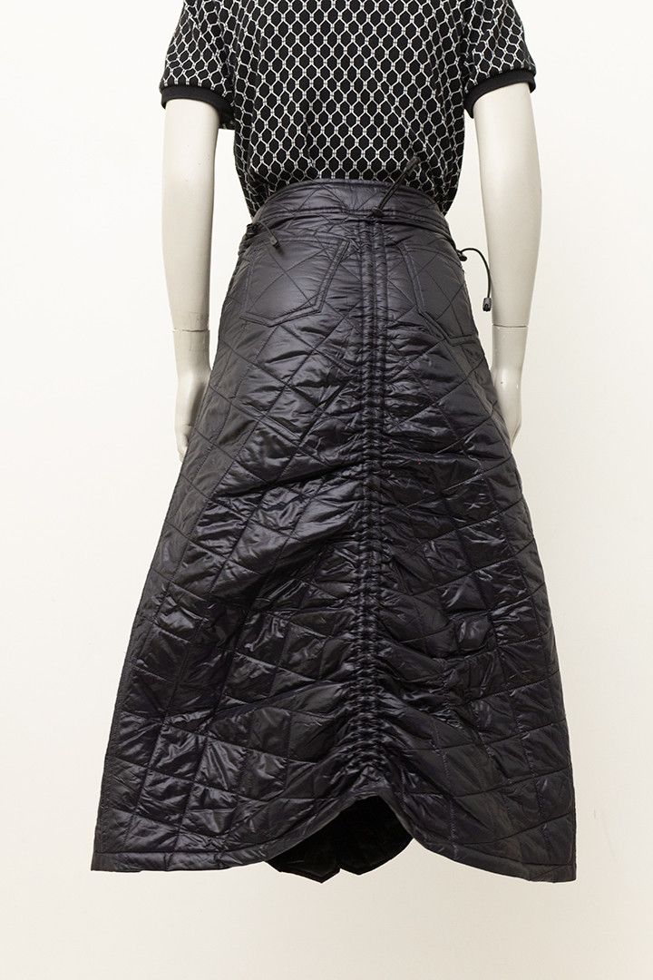 Comme des Garcons × Junya Watanabe Black puffer skirt Junya Watanabe x Comme des Garçons AD2005 Size 27" / US 4 / IT 40 - 3 Thumbnail