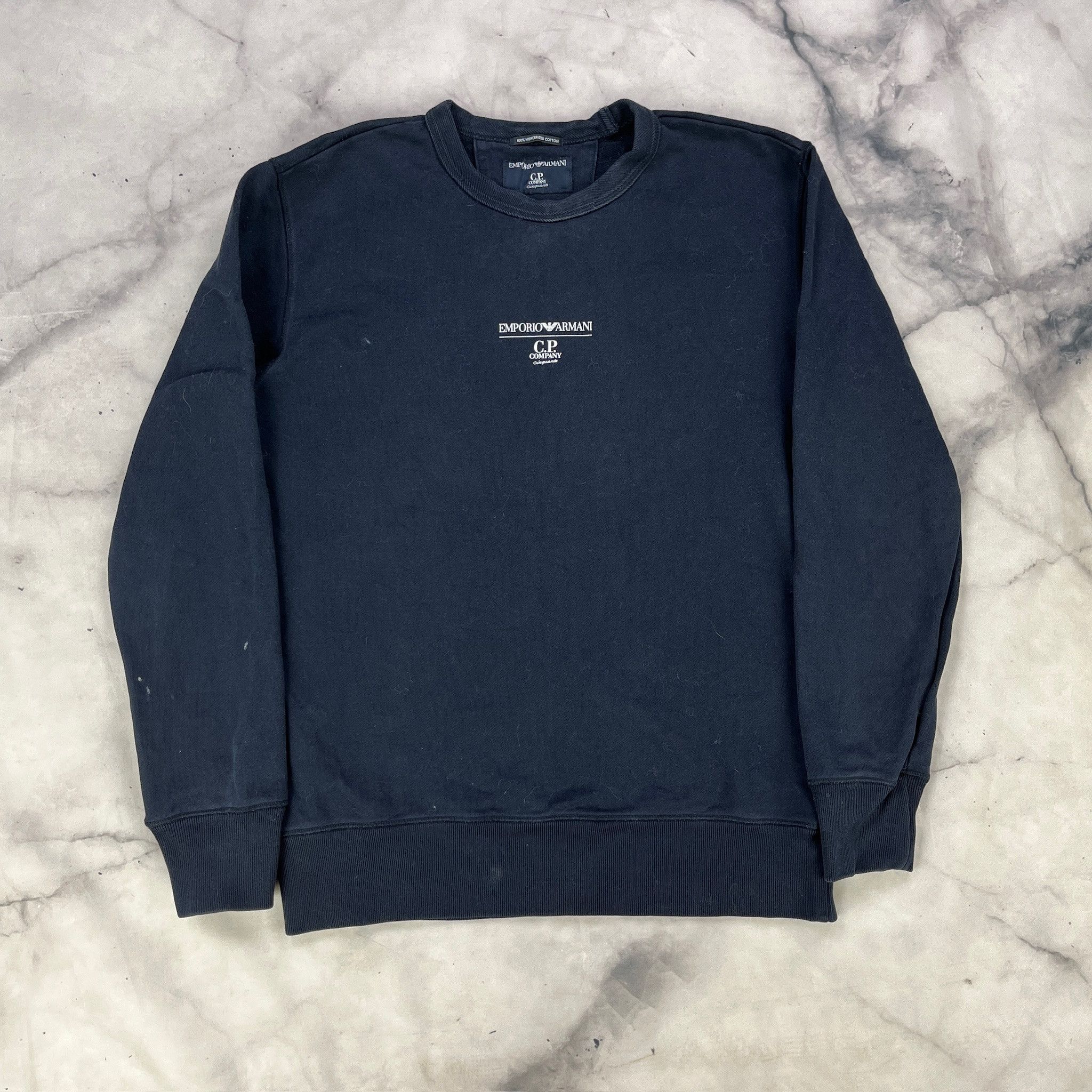 Emporio Armani x Company Navy Sweatshirt Size M