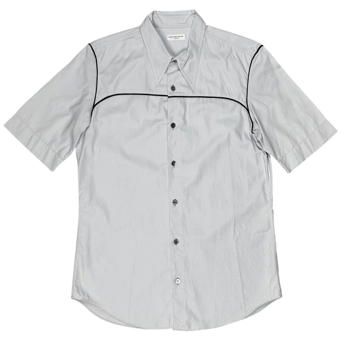 Dries Van Noten Dries Van Noten Western Piping Shirt - AW18 Size US S / EU 44-46 / 1 - 1 Thumbnail