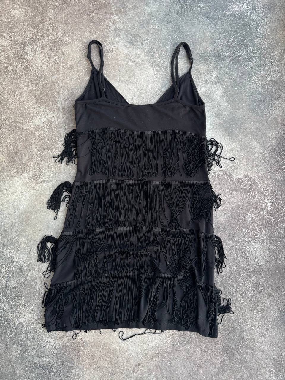 Dolce & Gabbana D&G Dolce & Gabbana Vintage Fringe Details Midi Dress Size M / US 6-8 / IT 42-44 - 10 Thumbnail