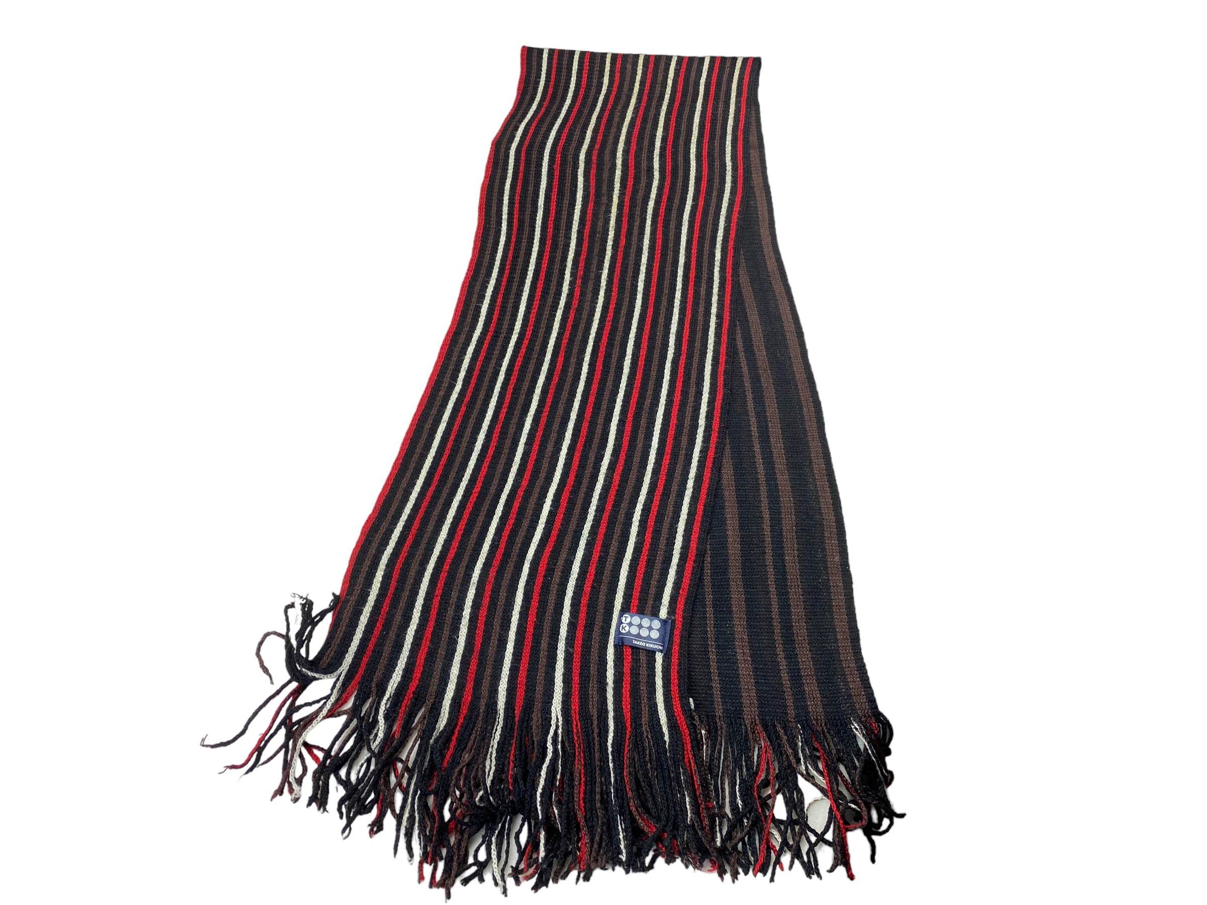 Takeo Kikuchi Vintage Takeo Kikuchi Scarf Rare Japanese Designer Accessory Size ONE SIZE - 2 Thumbnail