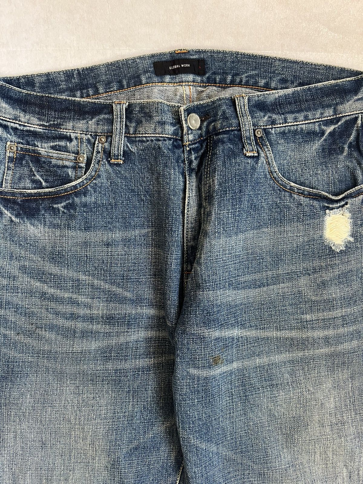 Global Work Paint Splatter Global Work Selvedge Denim Inspire By Kapital Size US 33 - 8 Thumbnail
