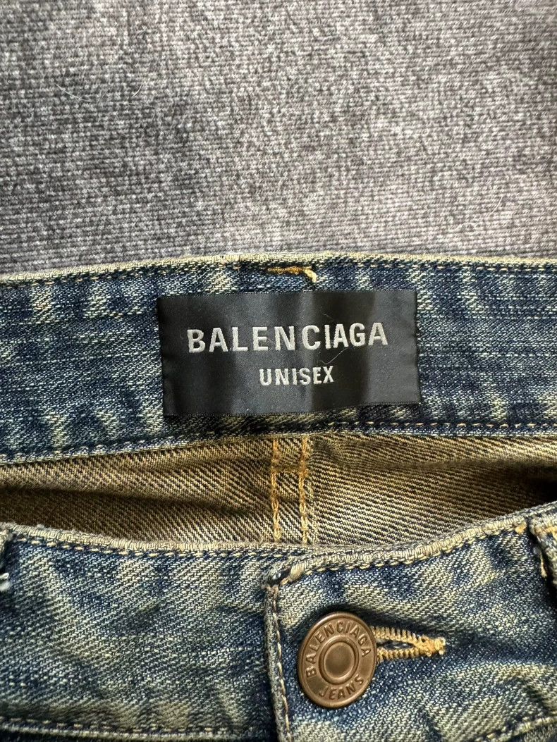 Balenciaga Balenciaga New washed micro-la denim trousers Size US 26 / EU 42 - 3 Thumbnail