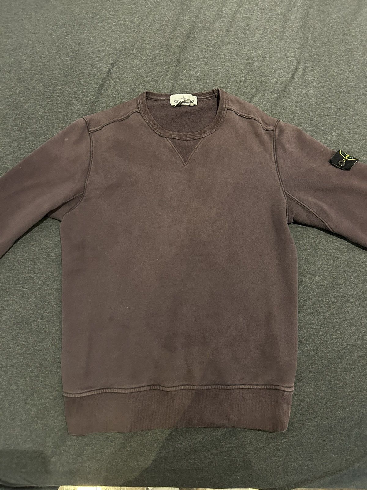 image of Stone Island Crewneck in Brown, Men's (Size Small)