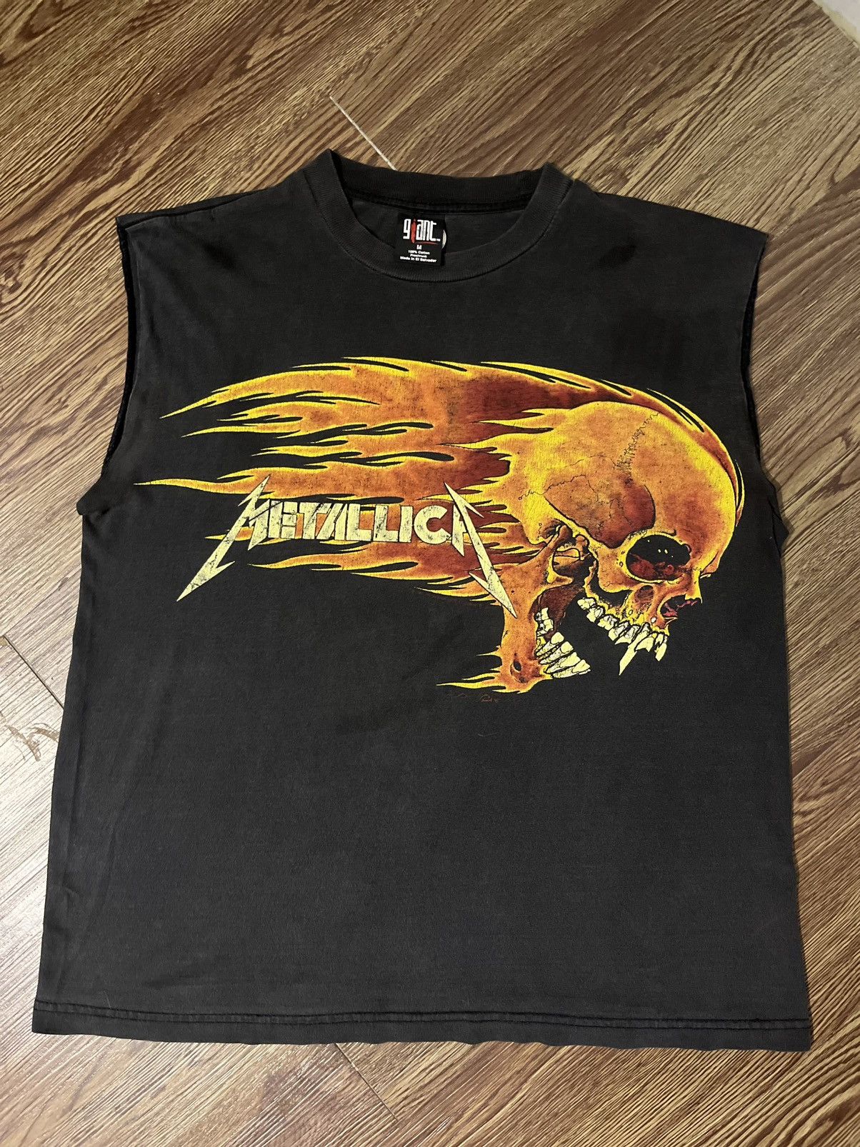 Giant Metallica Flaming Skull 1994 Size US M / EU 48-50 / 2 - 1 Thumbnail