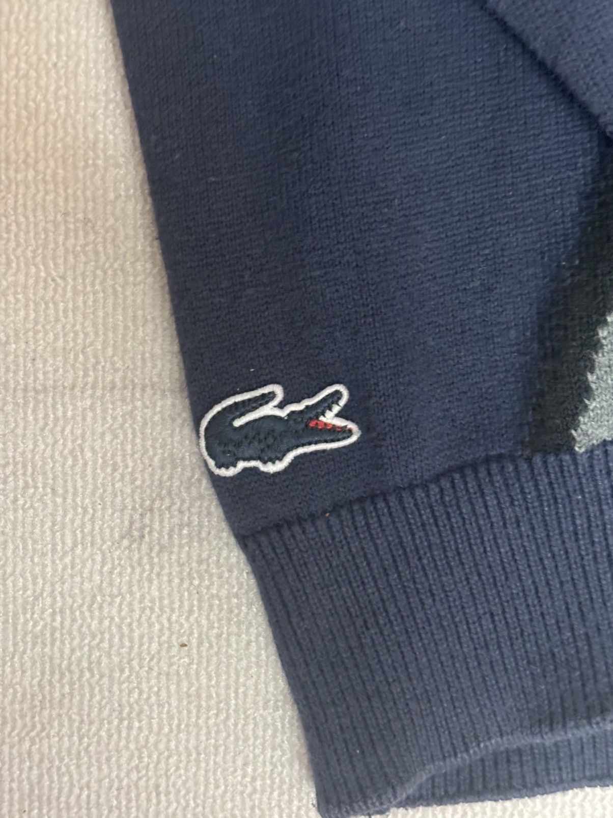Lacoste Navy Lacoste knitted jumper size L Size US L / EU 52-54 / 3 - 8 Thumbnail