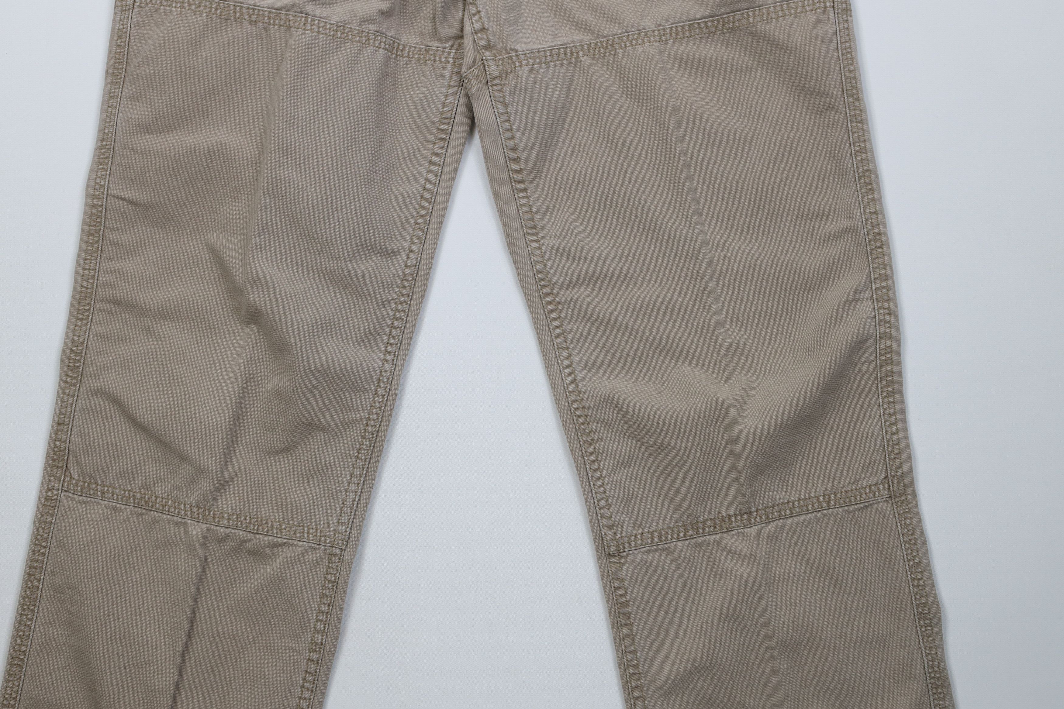 Eddie Bauer Vintage Y2K Eddie Bauer Knee Wide Leg Pants Canvas Beige Size US 32 / EU 48 - 4 Thumbnail