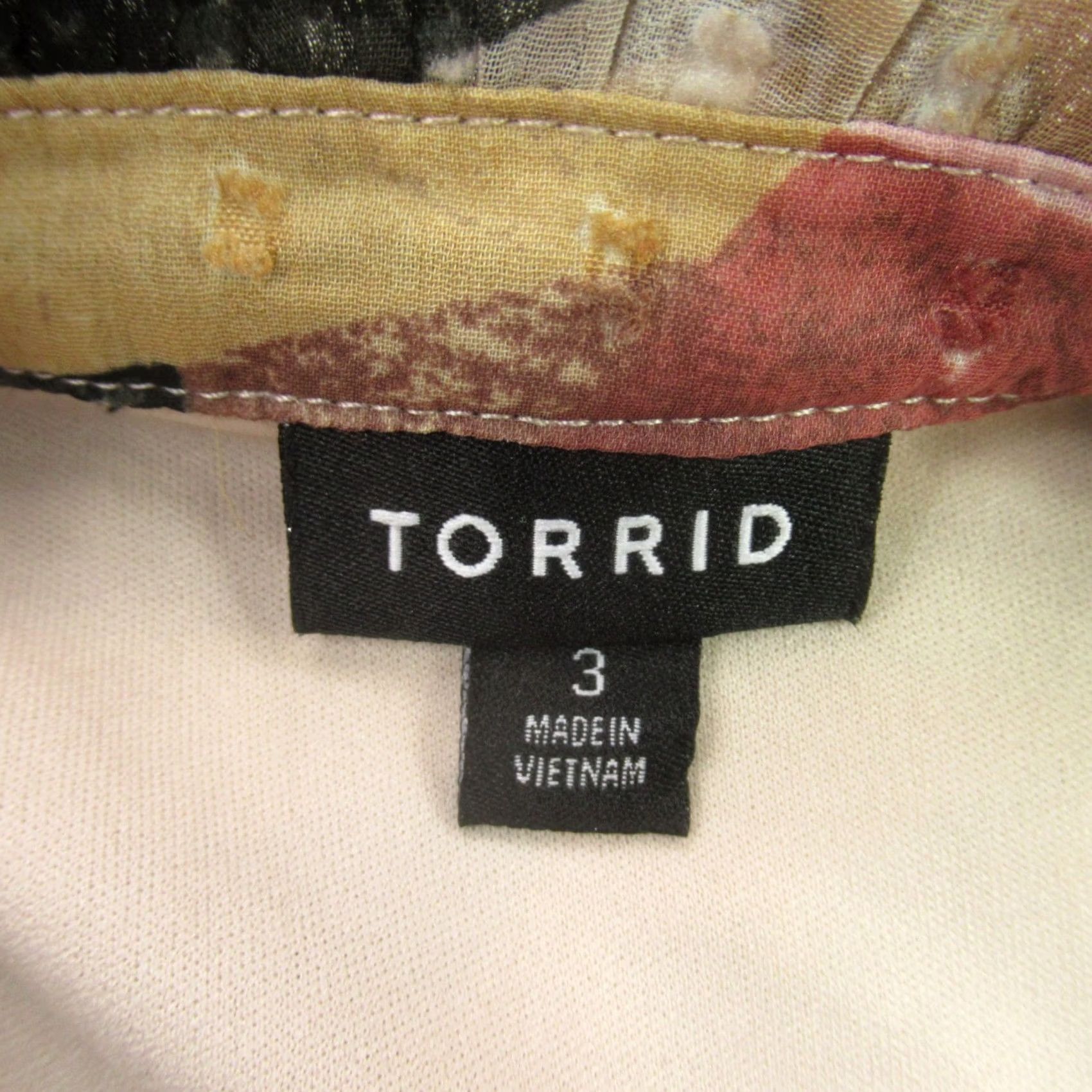 Torrid Torrid Dress Womens 3 Long Sleeve V Neck Casual Lightweight Outdoors Shirt Dress Size XS / US 0-2 / IT 36-38 - 4 Thumbnail