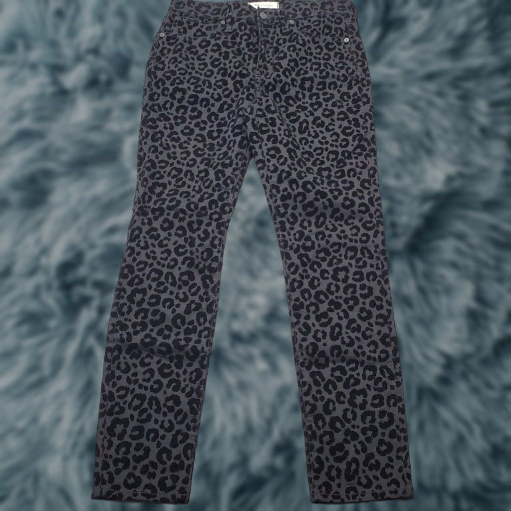 Madewell Madewell Skinny Pants Womens Size 27 Multicolor Leopard Print Cotton 9" Mid-Rise Pants Womens Size 27 Multicolor Leopard Print Cotton 9" Mid-Rise Size 27" / US 4 / IT 40 - 1 Thumbnail