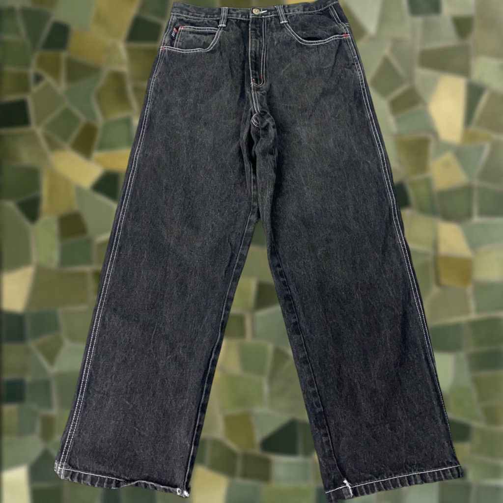 Southpole VINTAGE Southpole Jeans Mens Size 32 Regular Fit 30x30 Black Cotton Denim 90s Grunge Retro Skater Y2K Size US 32 / EU 48 - 1 Thumbnail