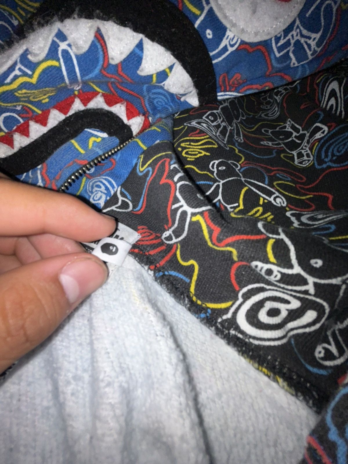Bape × Medicom Toy Bape X Medicom Toy Bearbrick Camo Bear Shark Half Full Zip U Size US XL / EU 56 / 4 - 6 Thumbnail