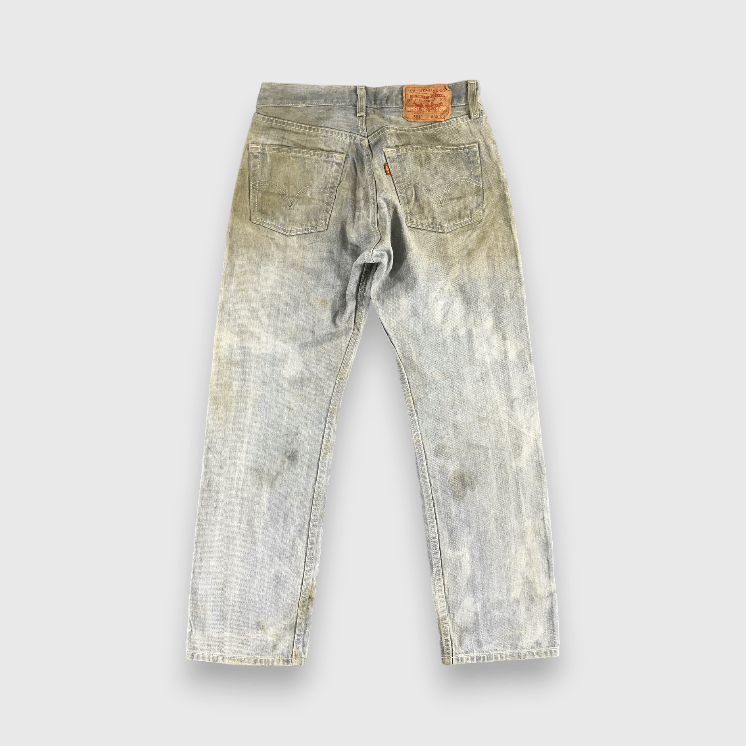 Levi's Faded Dirty Wash Levis Vintage 501 Jeans - J353 Size US 29 - 2 Thumbnail