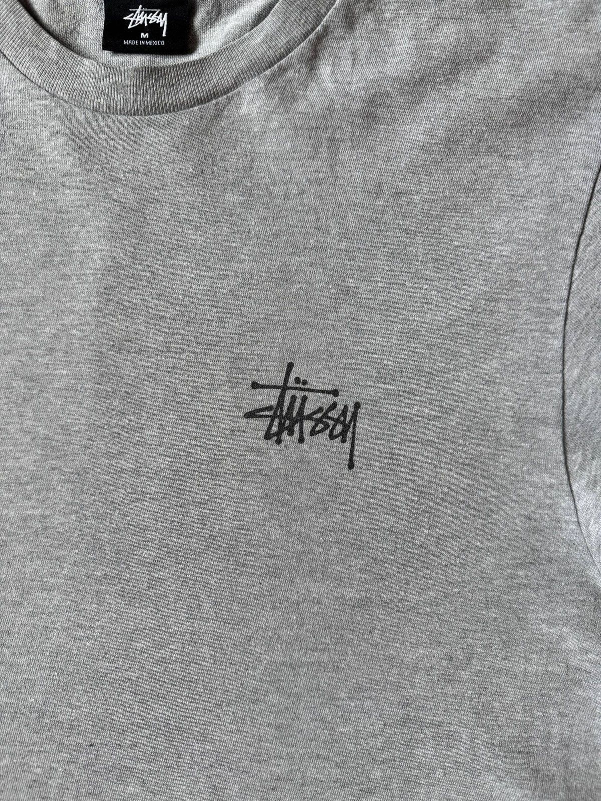 Stussy Stussy big logo T-shirt Grey Size M Size US M / EU 48-50 / 2 - 4 Thumbnail