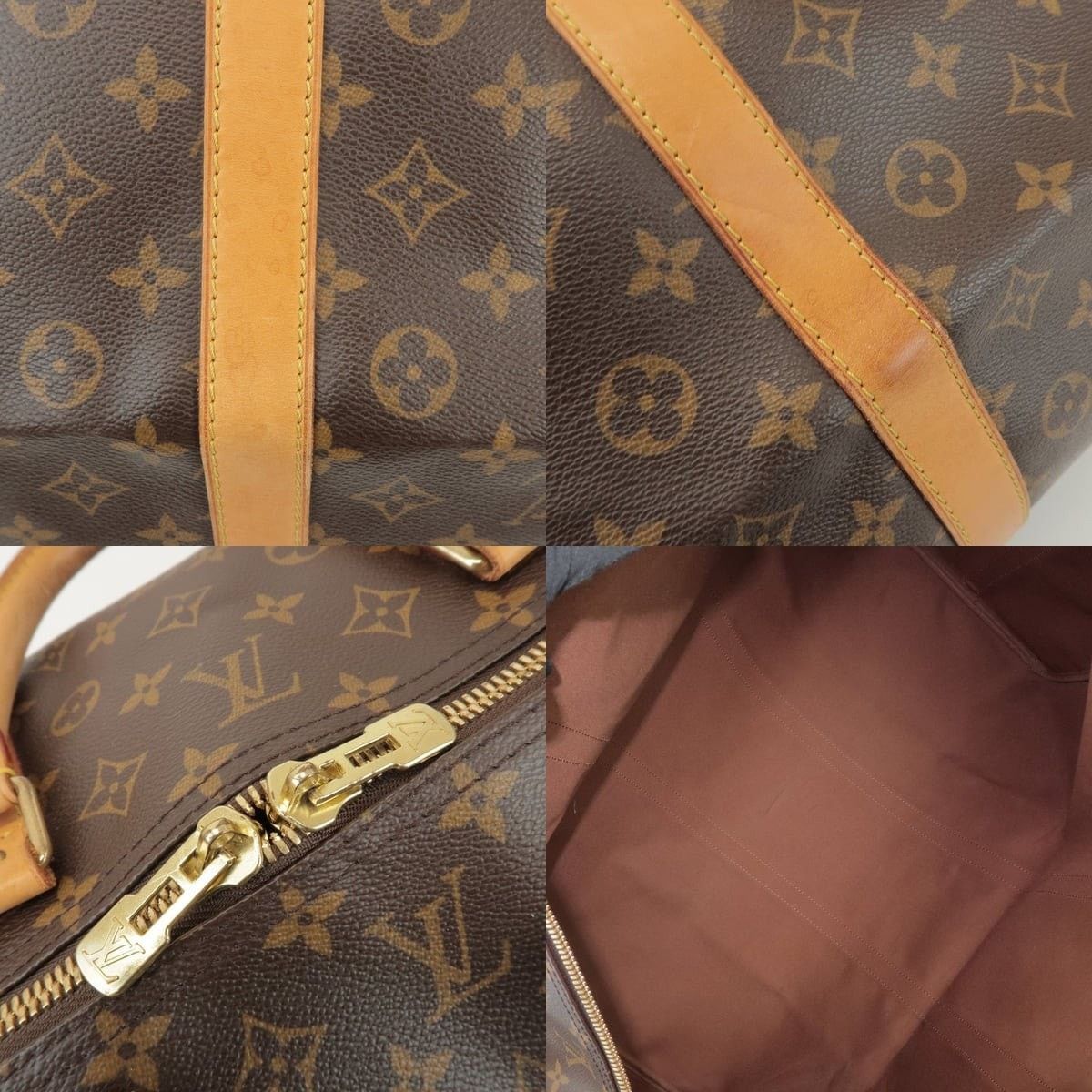 Louis Vuitton Louis Vuitton Monogram Keepall Bandouliere 60 Duffle Bag Size ONE SIZE - 7 Thumbnail