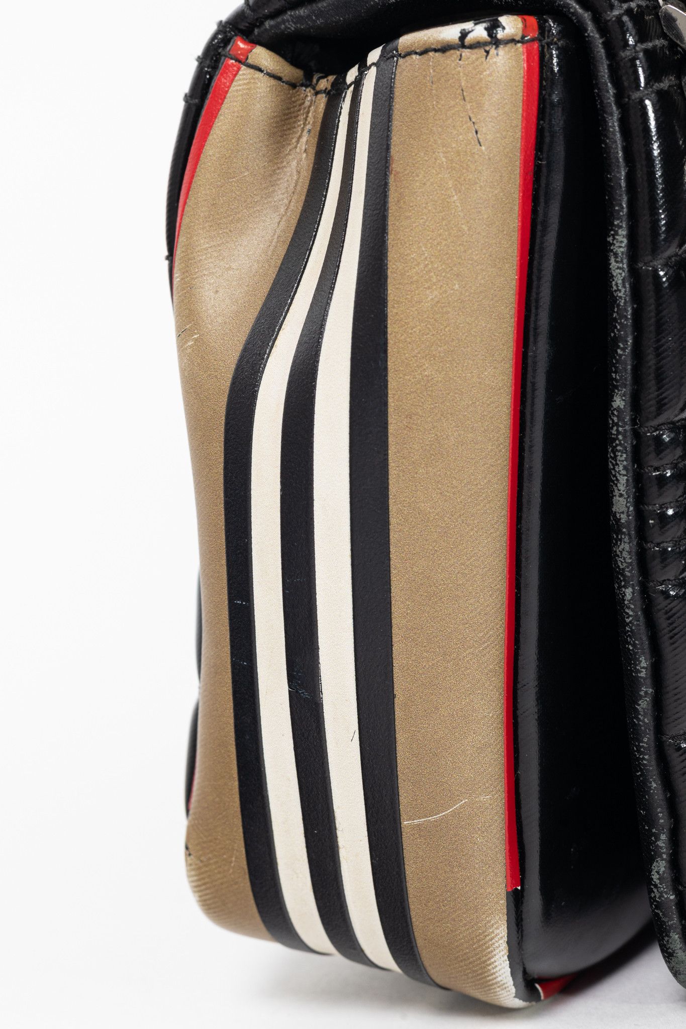 Burberry Burberry Lola Small Quilted Leather Icon-Stripe Shoulder Bag Size ONE SIZE - 9 Thumbnail