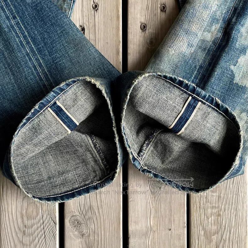 Neighborhood Neighborhood size L Distressed Blue Dirty Pants Size US 27 - 7 Thumbnail