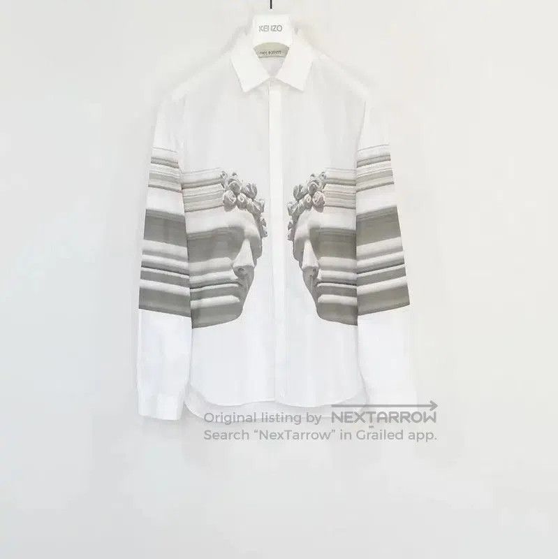 Luxury × Neil Barrett Neil barret aop pac man button up long