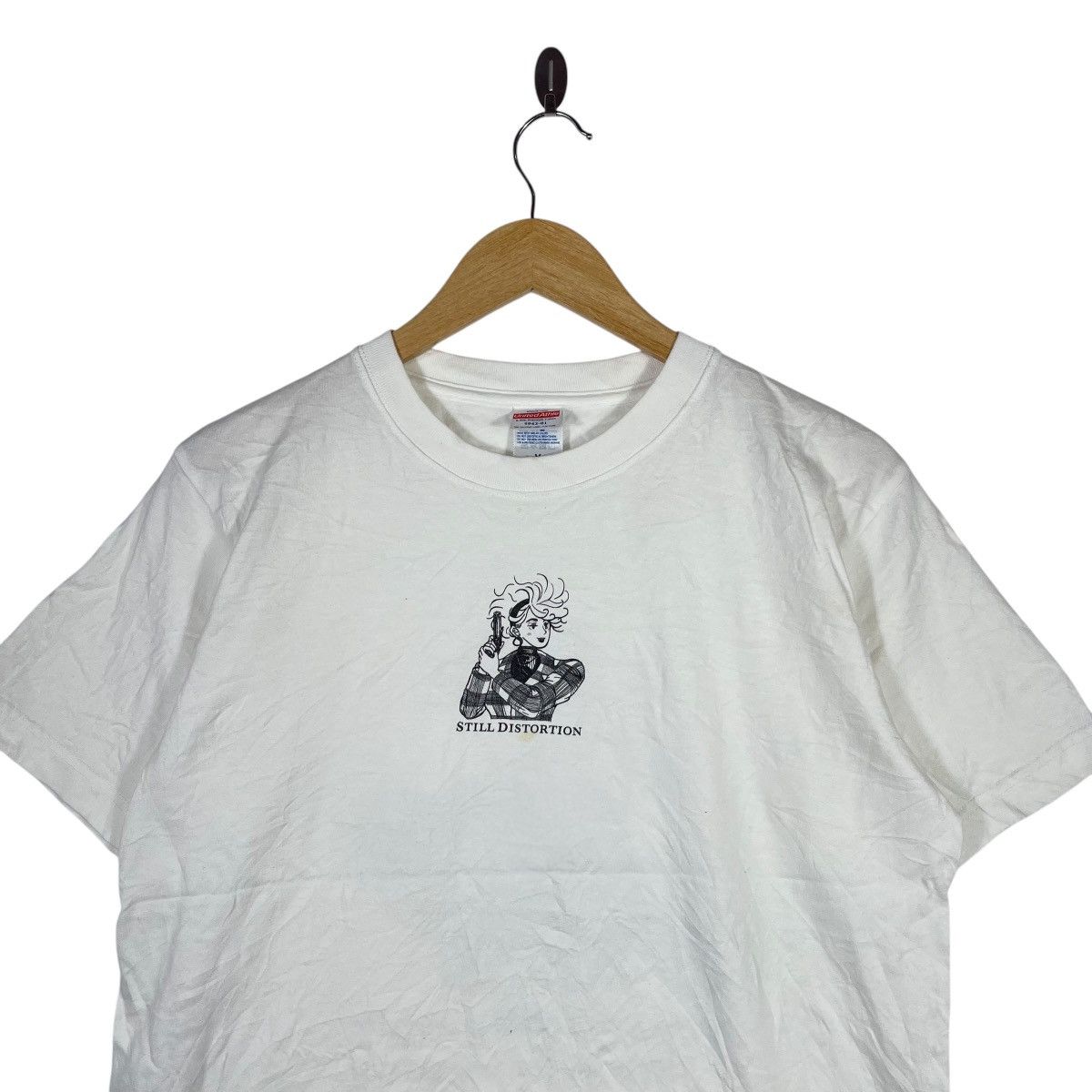 Vintage Still Distortion Graphic T-Shirt | Front & Back Illustration Size US M / EU 48-50 / 2 - 3 Thumbnail
