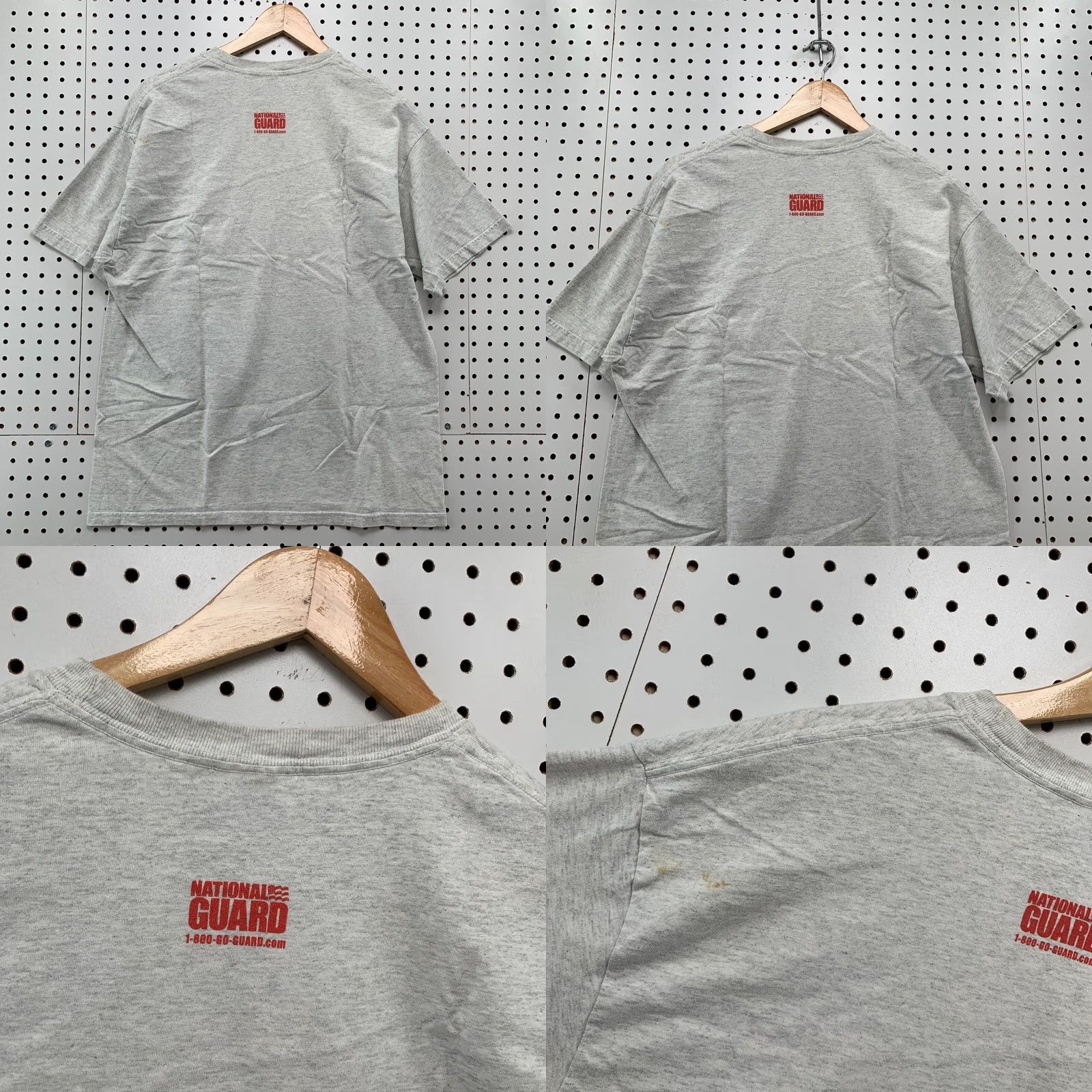 Hanes VINTAGE Nascar Dale Earnhardt Jr Shirt Gray National Guards Adult Large 21x28.5 Size US L / EU 52-54 / 3 - 9 Thumbnail