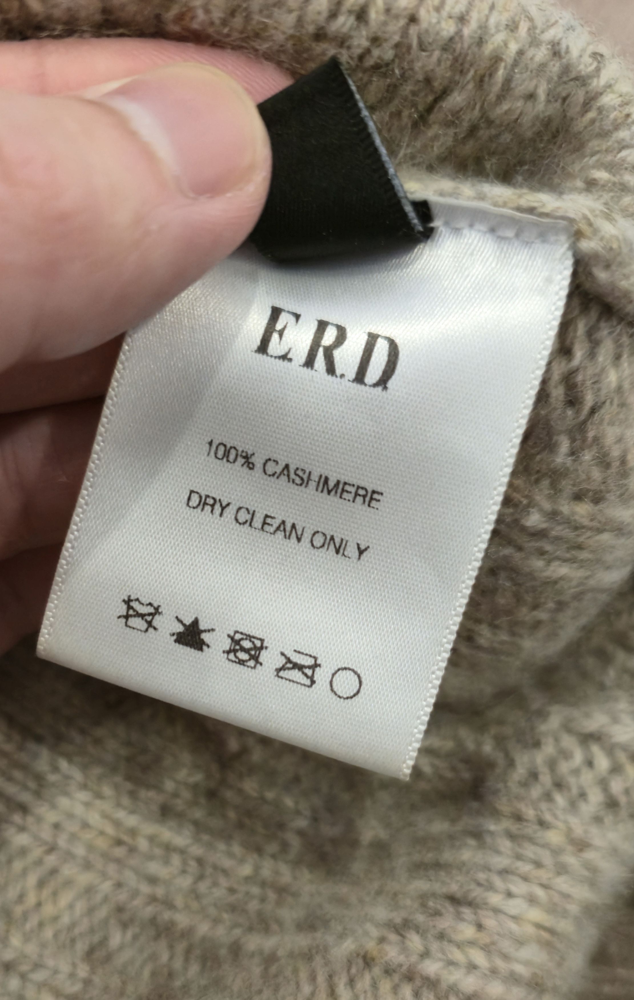 Enfants Riches Deprimes ERD Asymmetric Striped Brushed-Cashmere Sweater Size US M / EU 48-50 / 2 - 5 Thumbnail