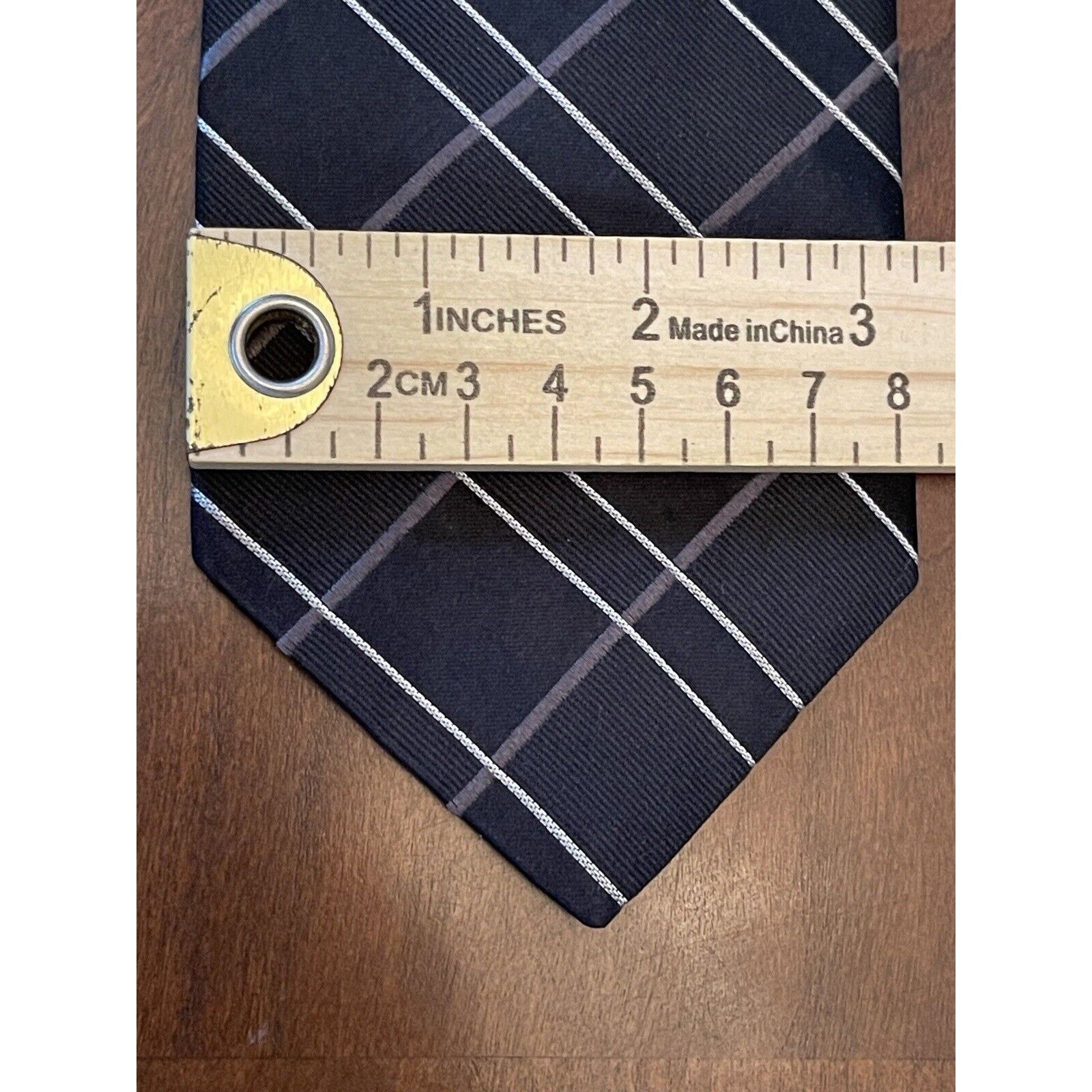 DKNY Dkny Black 100% Silk Men’s Neck Tie Made In Usa Size ONE SIZE - 4 Thumbnail