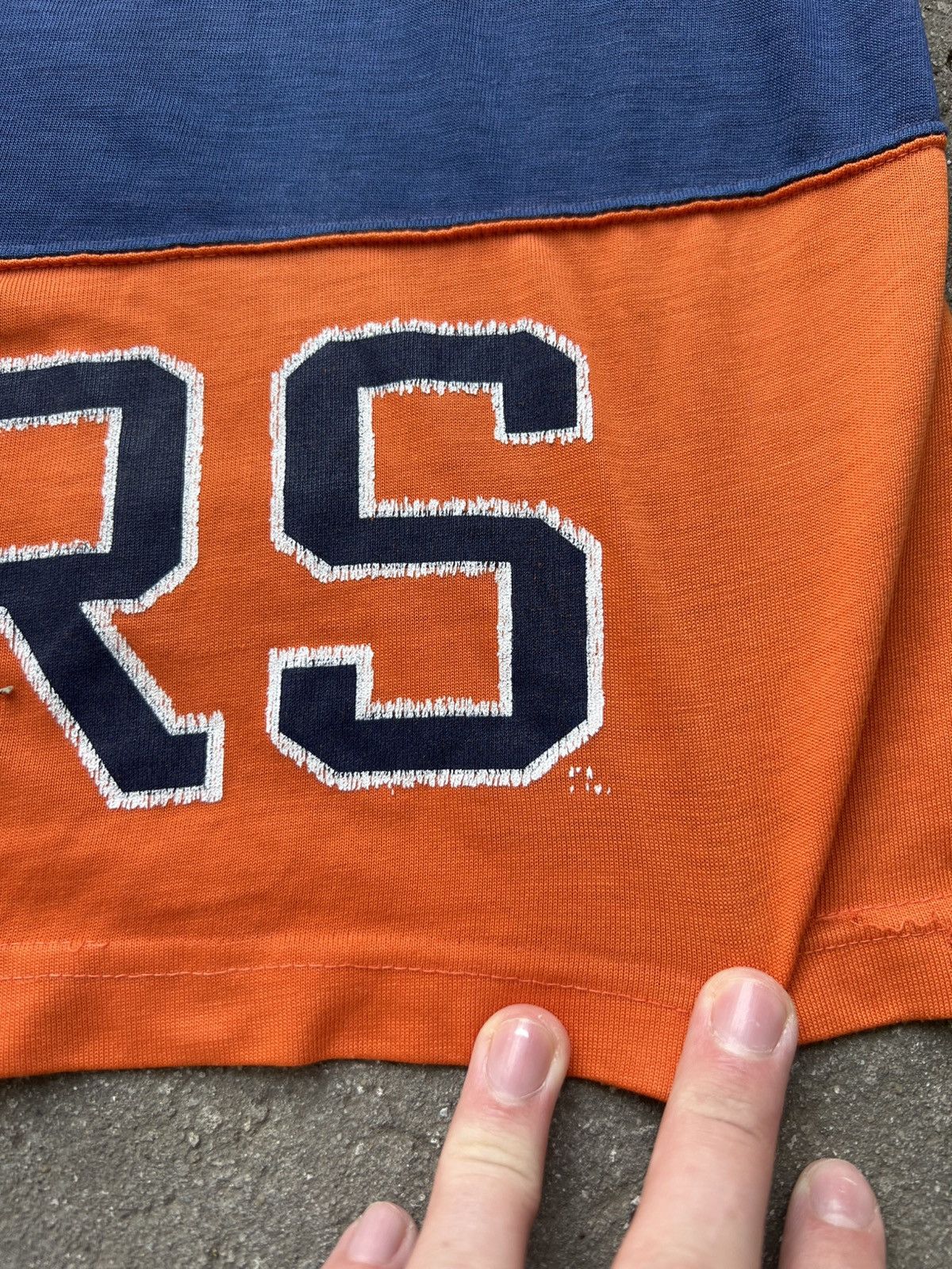 Starter VINTAGE 90’S STARTER CHICAGO BEARS NFL HOODED T SHIRT AOP Size US L / EU 52-54 / 3 - 12 Thumbnail