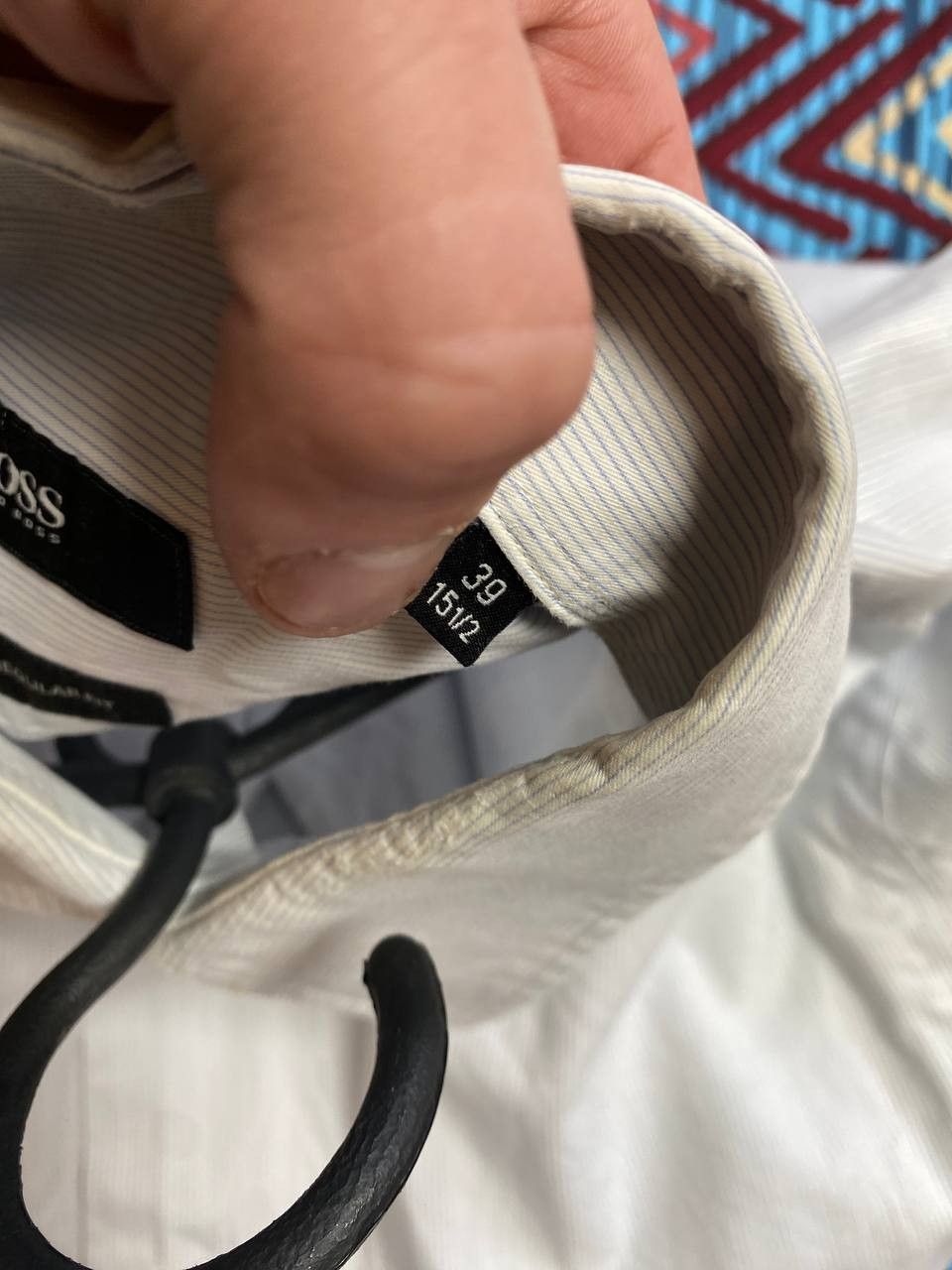 Hugo Boss Vintage Y2K shirt striped Hugo Boss streetwear Size US M / EU 48-50 / 2 - 14 Thumbnail